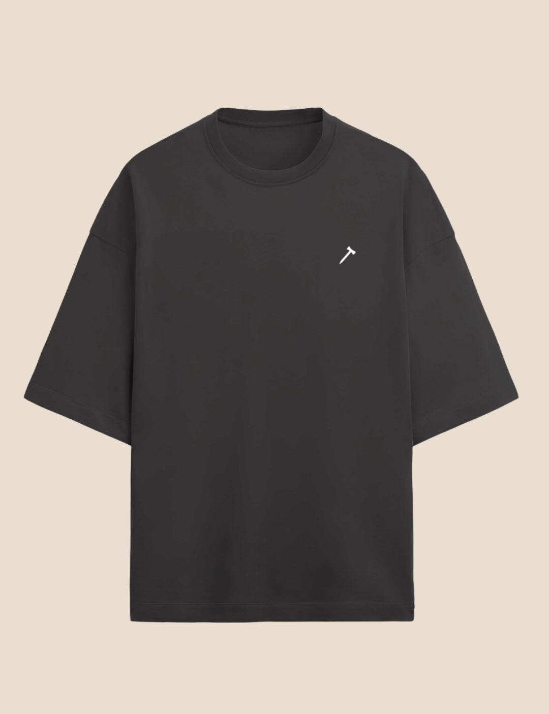 Unisex Terry Oversized Tee Dark Coloured