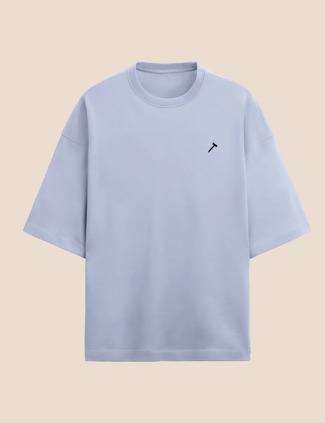 Unisex Terry Oversized Tee Light Coloured