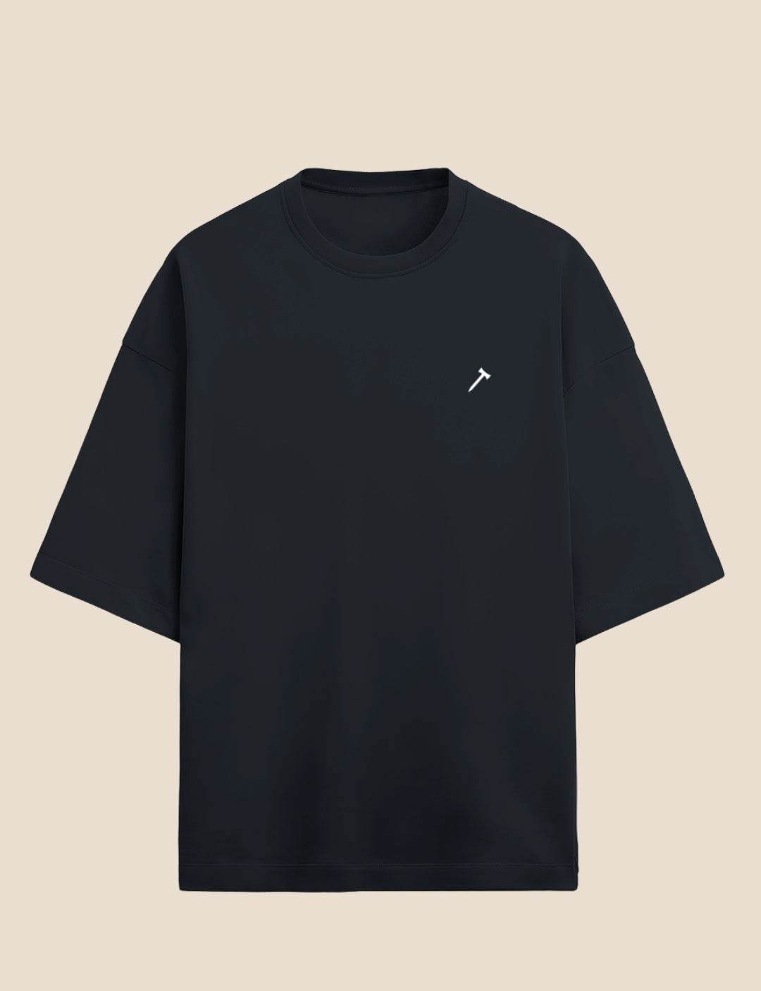 Unisex Terry Oversized Tee Dark Coloured