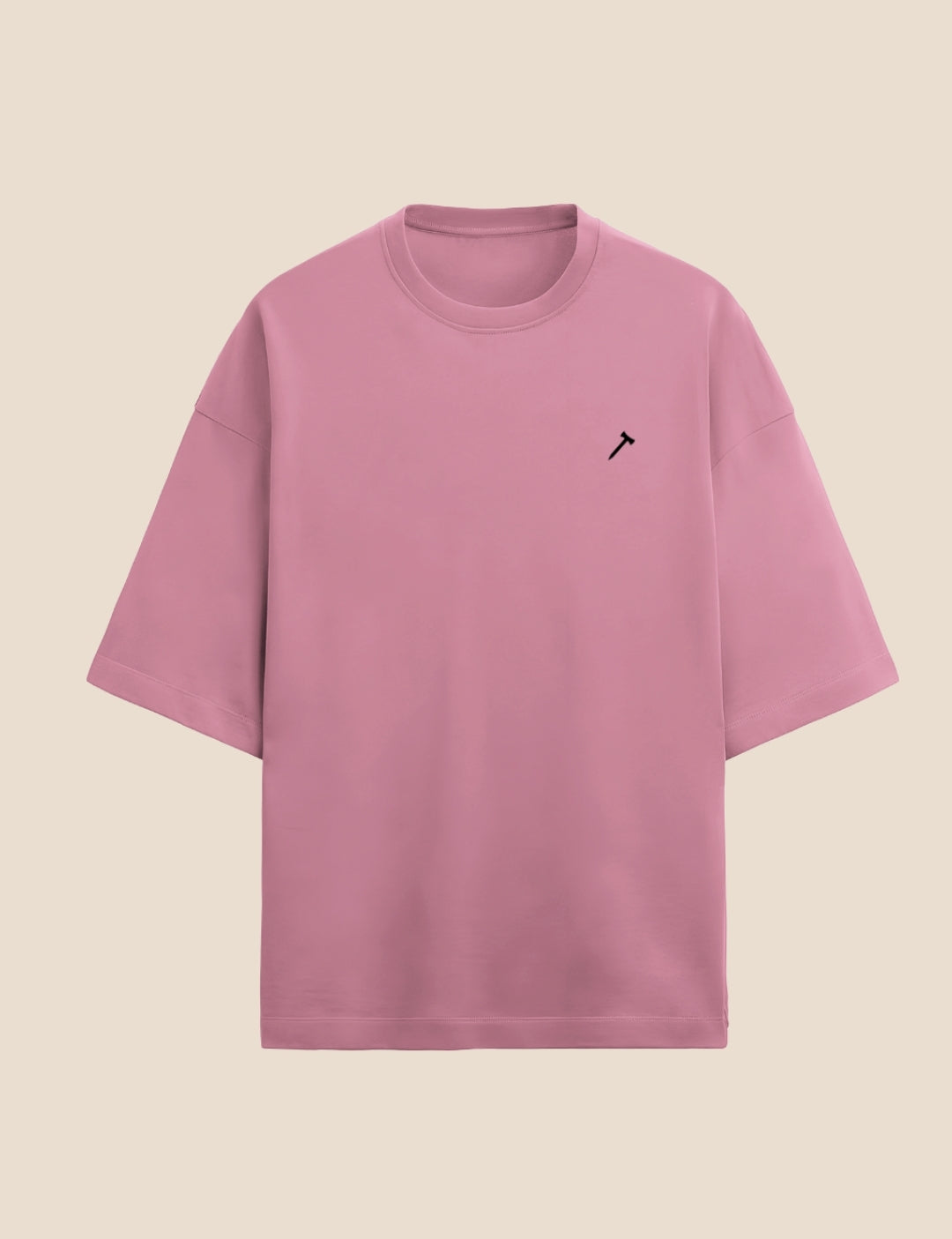 Unisex Terry Oversized Tee Light Coloured