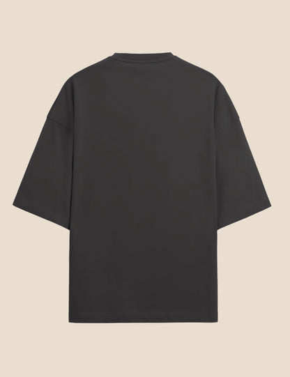 Unisex Terry Oversized Tee Dark Coloured