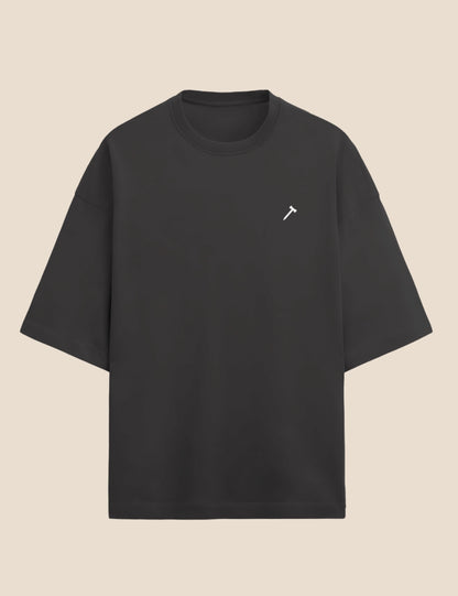 Unisex Terry Oversized Tee Dark Coloured