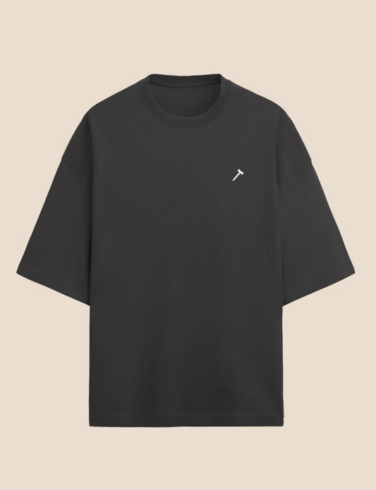 Unisex Terry Oversized Tee Dark Coloured