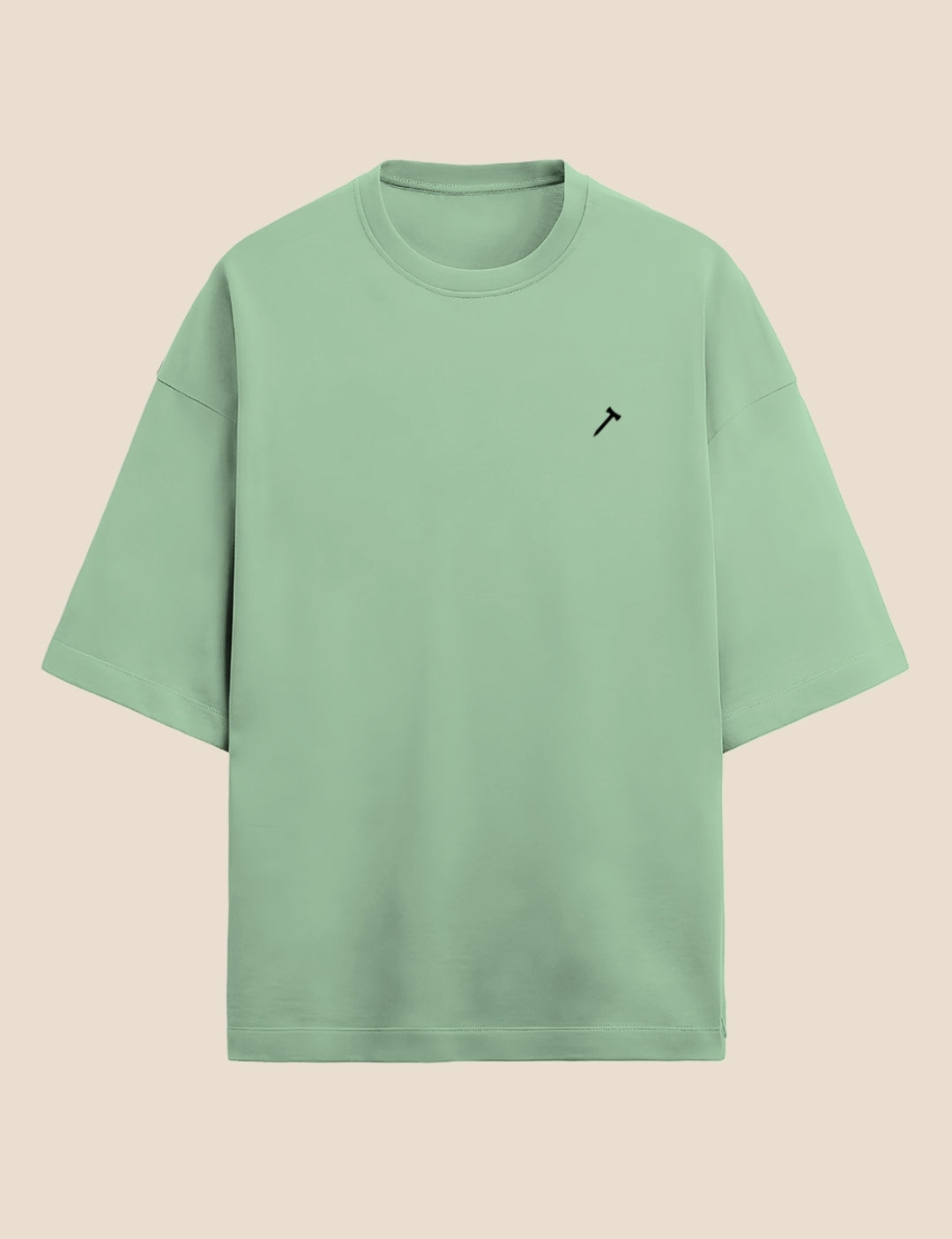 Unisex Terry Oversized Tee Light Coloured