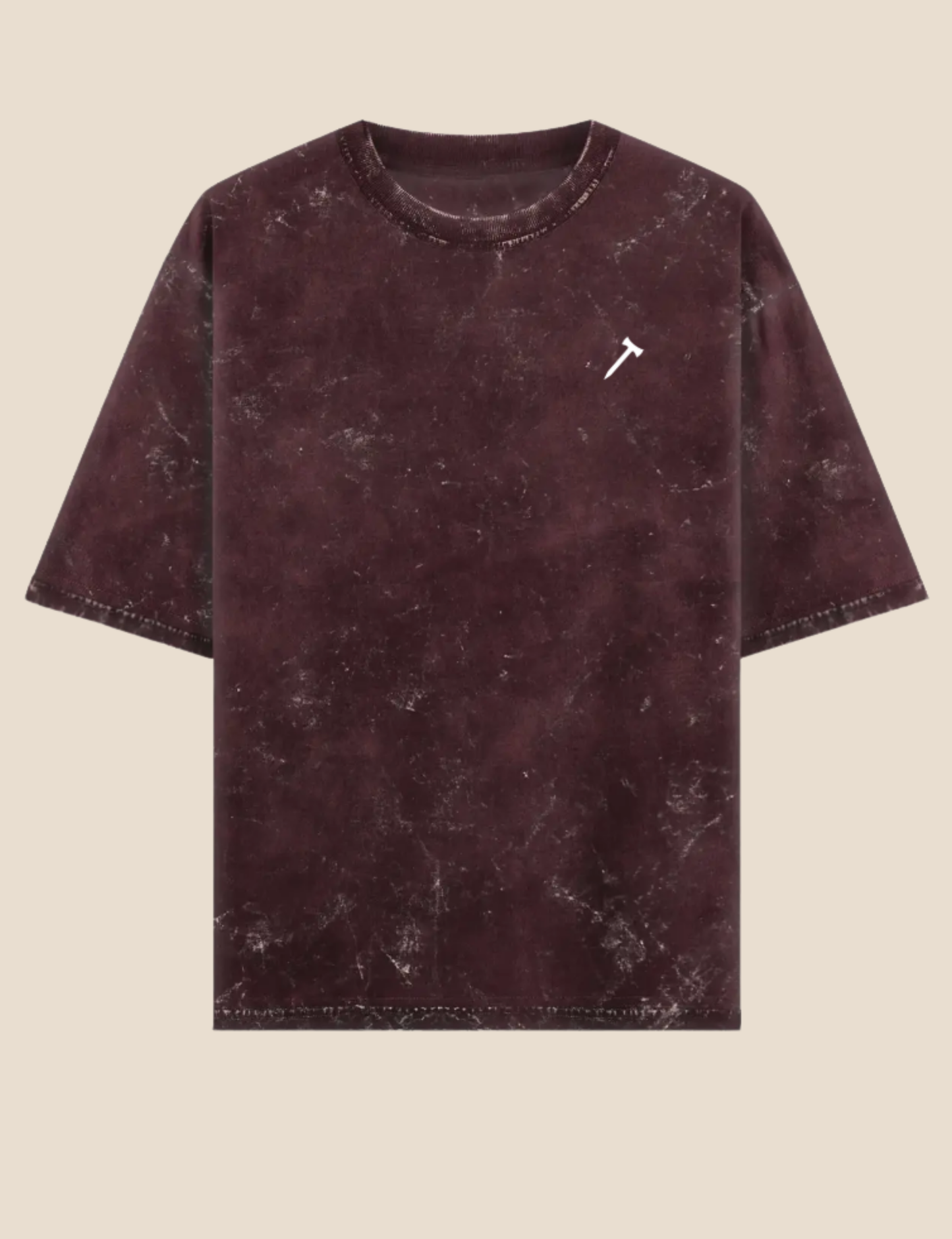 Unisex Acid Washed Oversized Tee