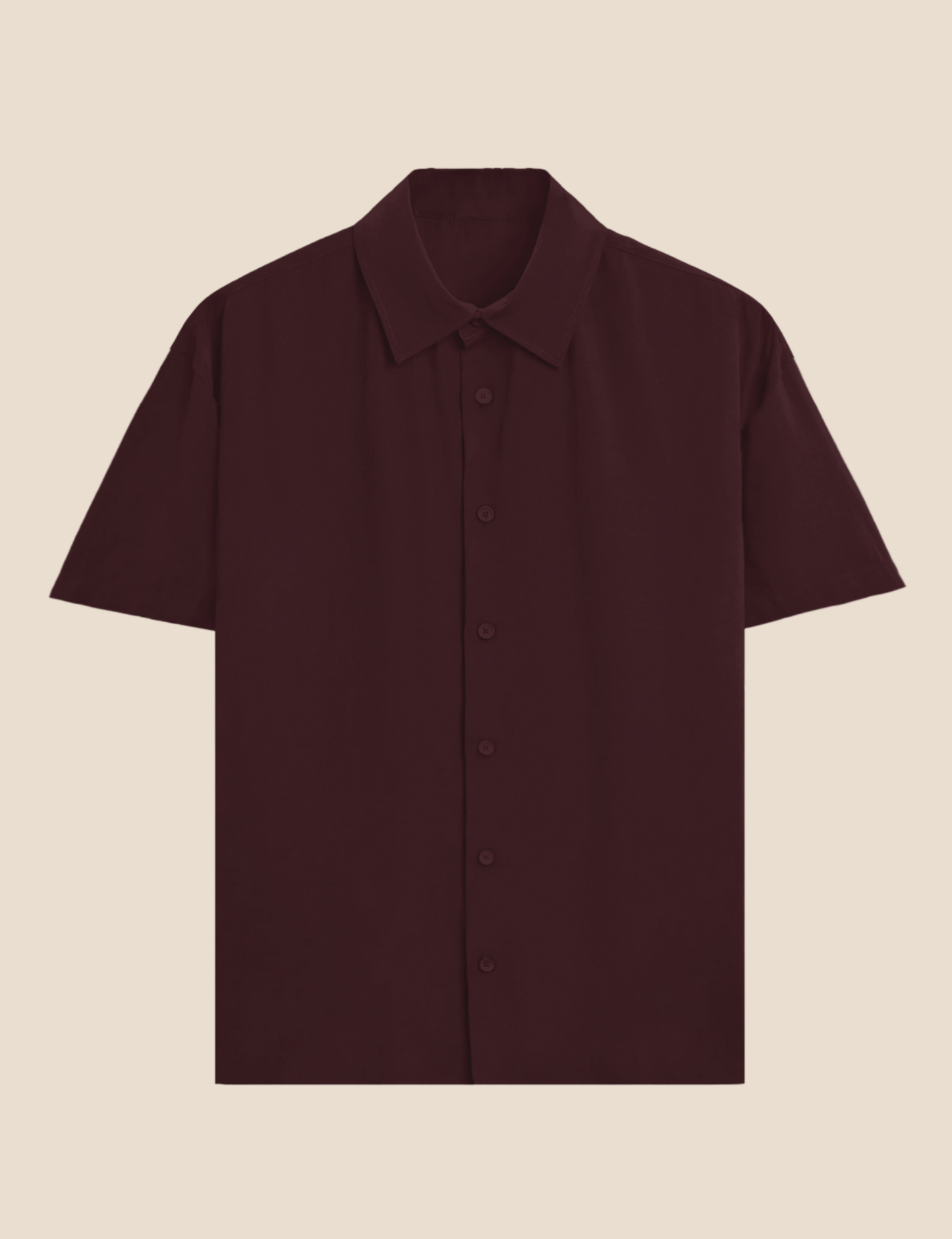 Men’s Solid Oversized Shirt