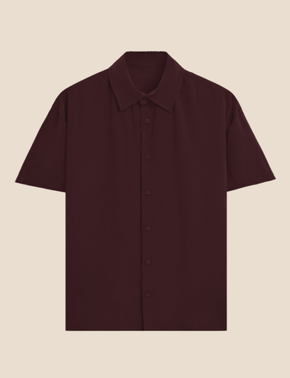 Men’s Solid Oversized Shirt
